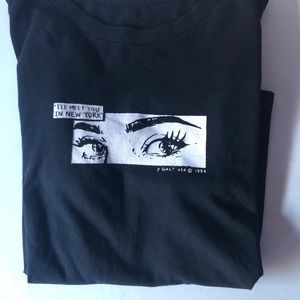 Brandy Melville ‘I’ll Meet You In New York’ Short Sleeve Shirt